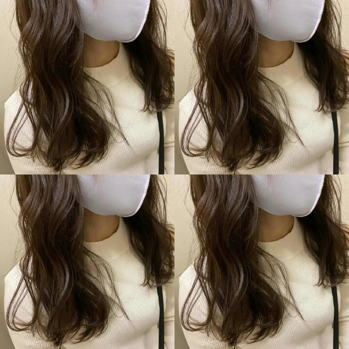 セミロング アッシュ ヘアカラー トリートメント Lag.銀座 🌺アヤカのヘアスタイル