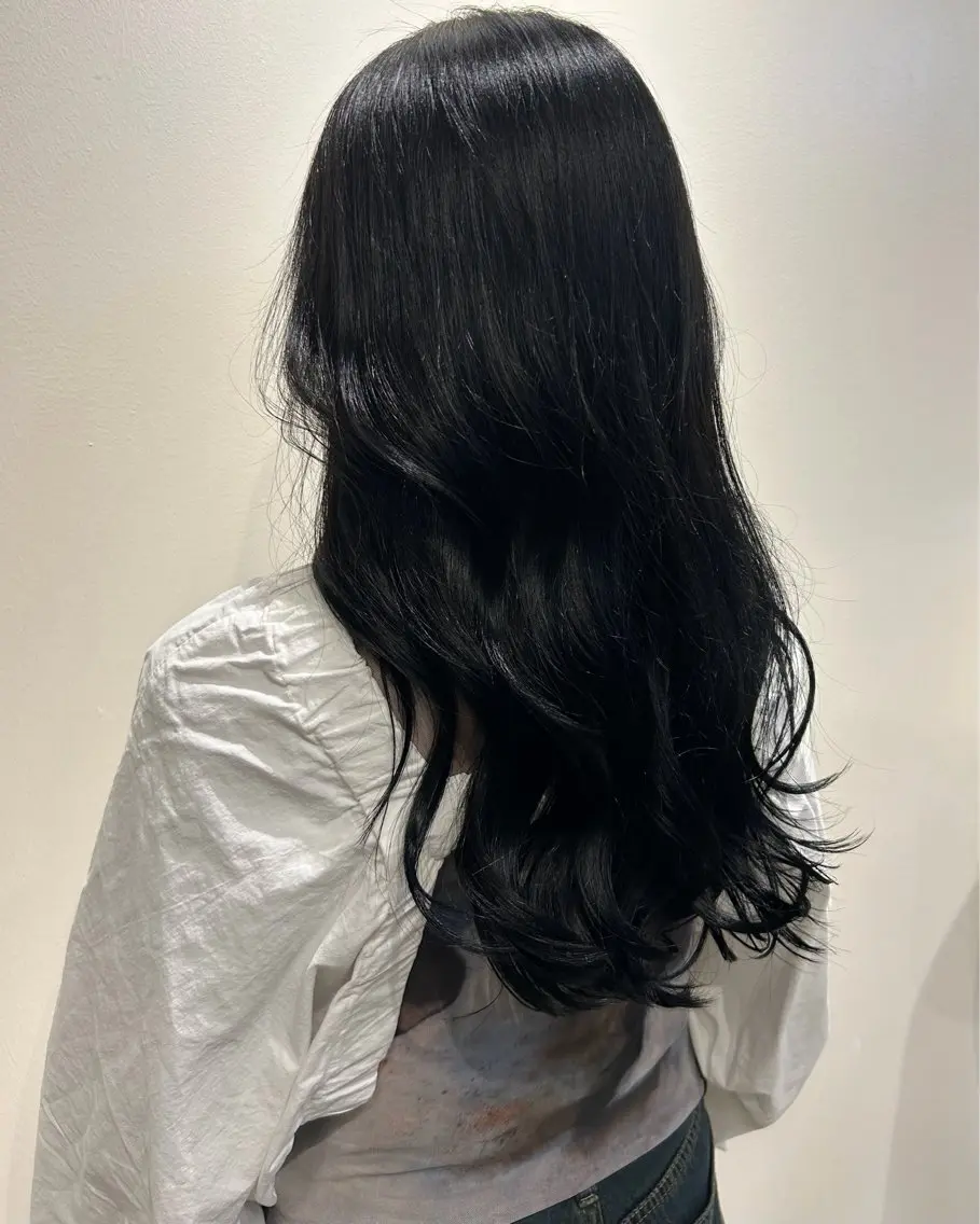 ロング カラー ヘアカラー 田中 遥陽のヘアスタイル