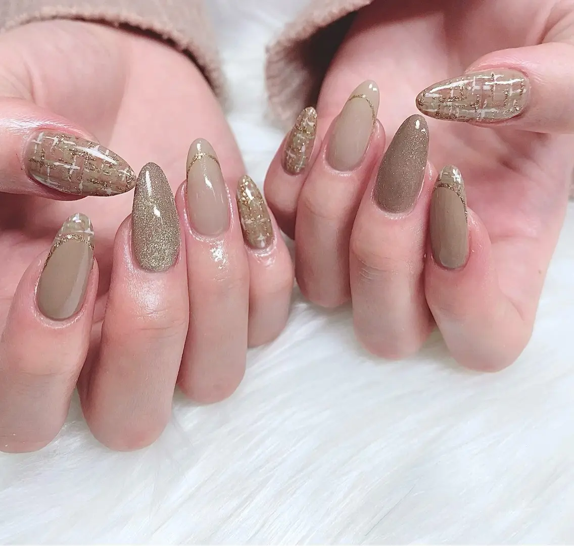 ロング cattleya nailのネイルデザイン