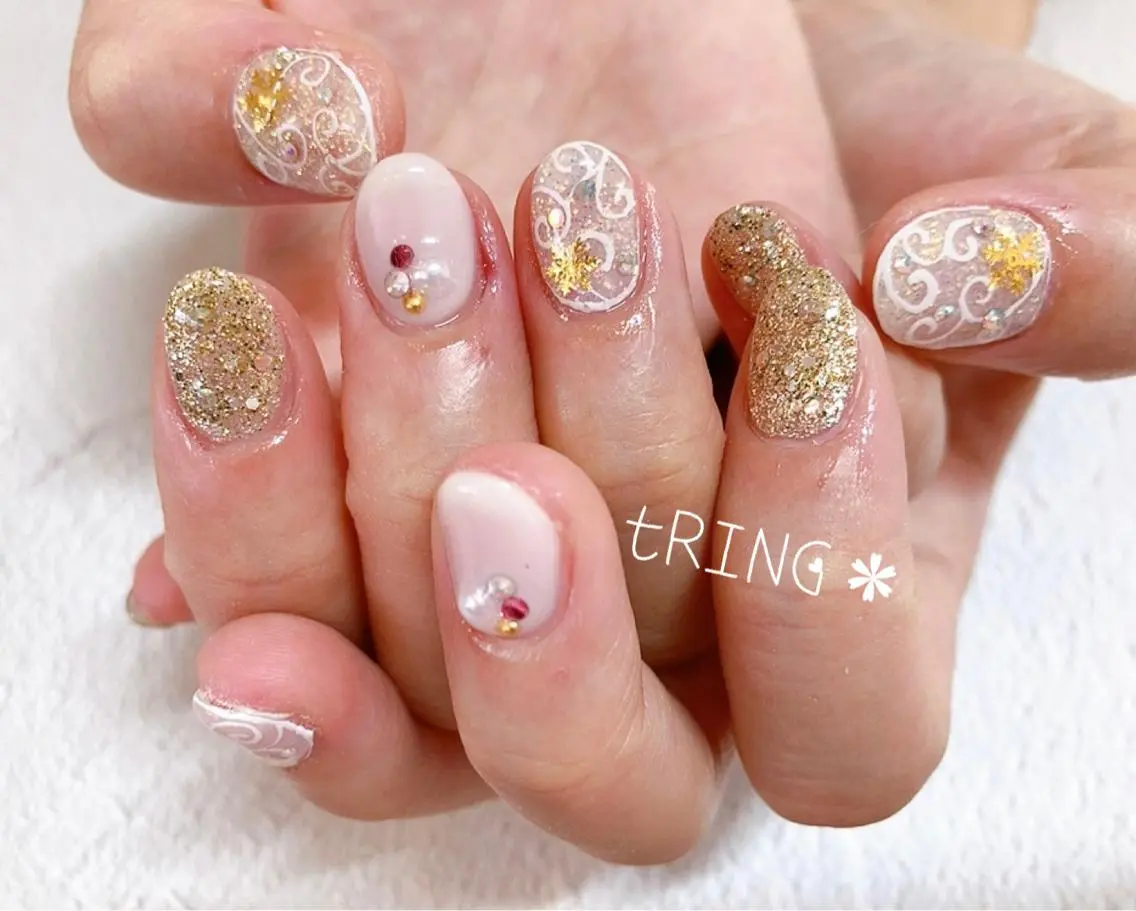 ネイル ハンドネイル tRING* しいの木台のネイルデザイン