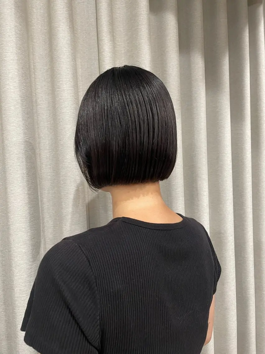 ミディアム カラー カット ヘアカラー トリートメント 表参道🌿赤み消し カラー/チナツのヘアスタイル