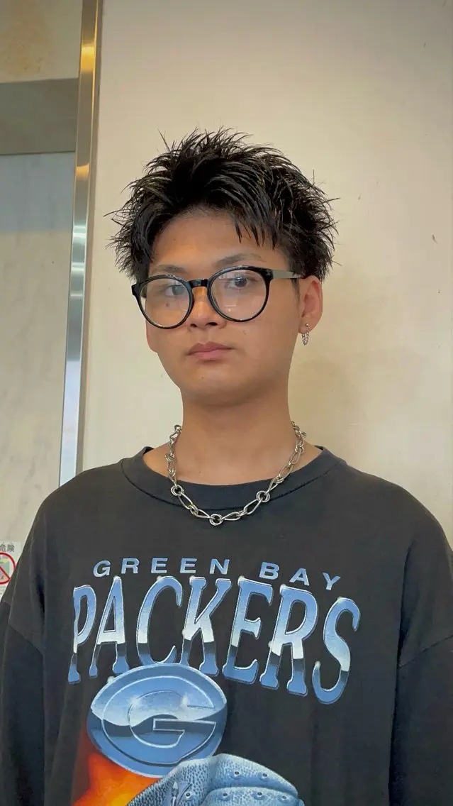 ショート メンズ スパイキーショート ショートヘア カット UMM daichi メンズパーマのヘアスタイル