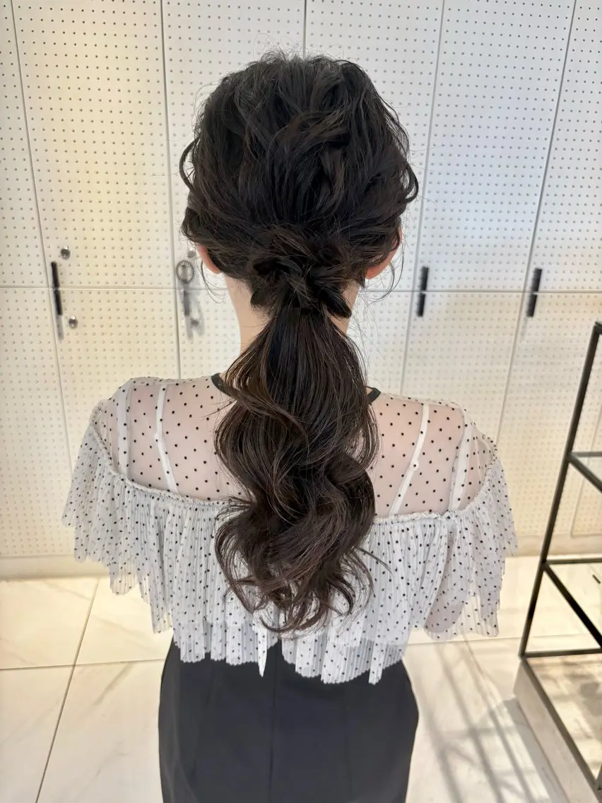 ヘアアレンジ ヘアセット 🎀ヘアセット透明感 /REINA🎀のヘアスタイル