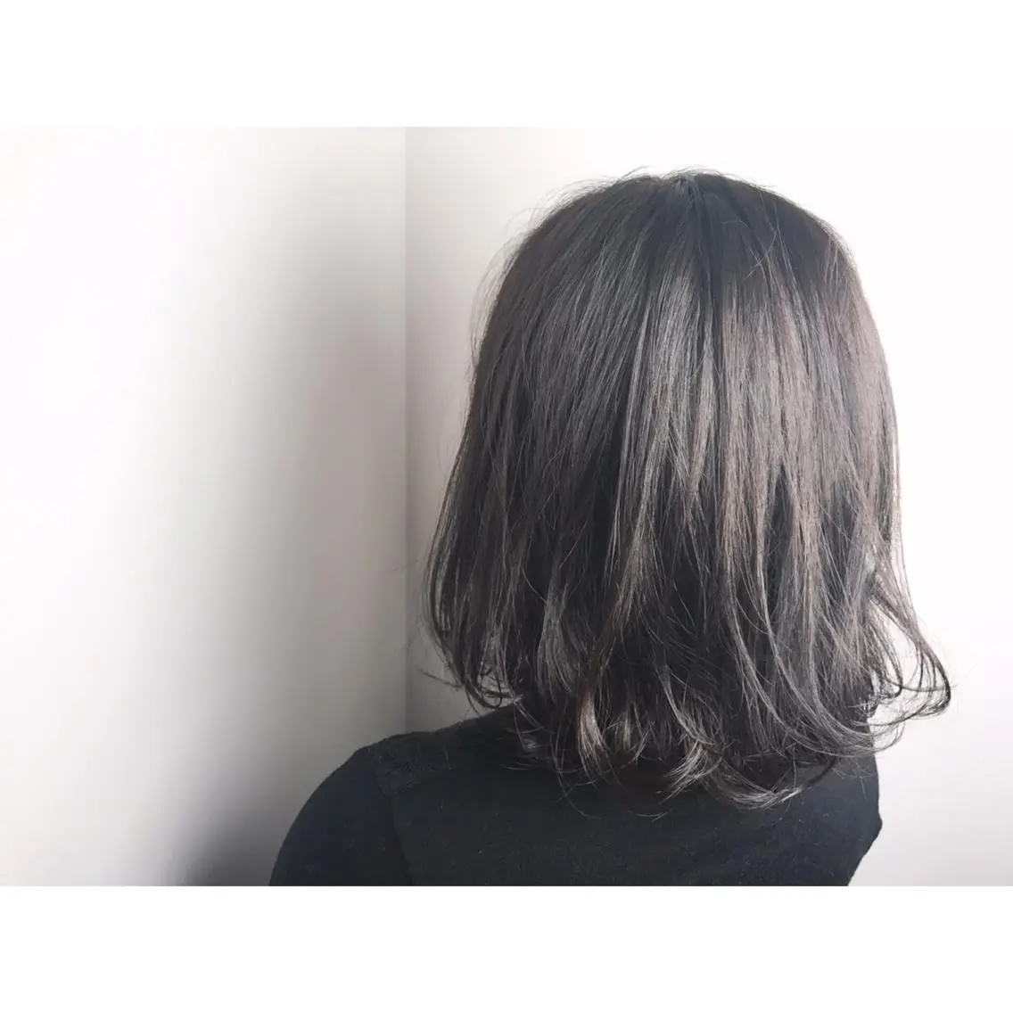 ミディアム カラー グレージュ ショート/レイヤー なら石井知希のヘアスタイル