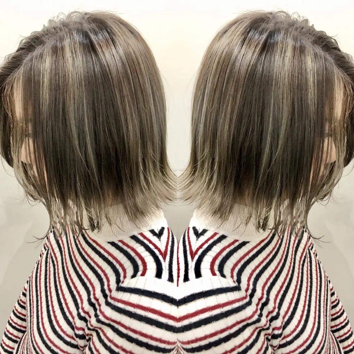 ショート カラー 奥山義進/大宮 /ダブルカラーのヘアスタイル