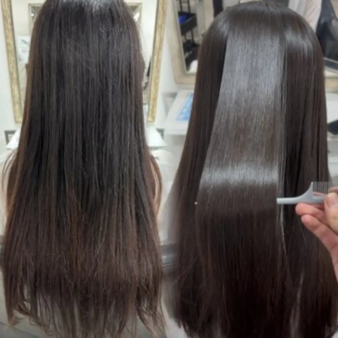 ロング り せのヘアスタイル