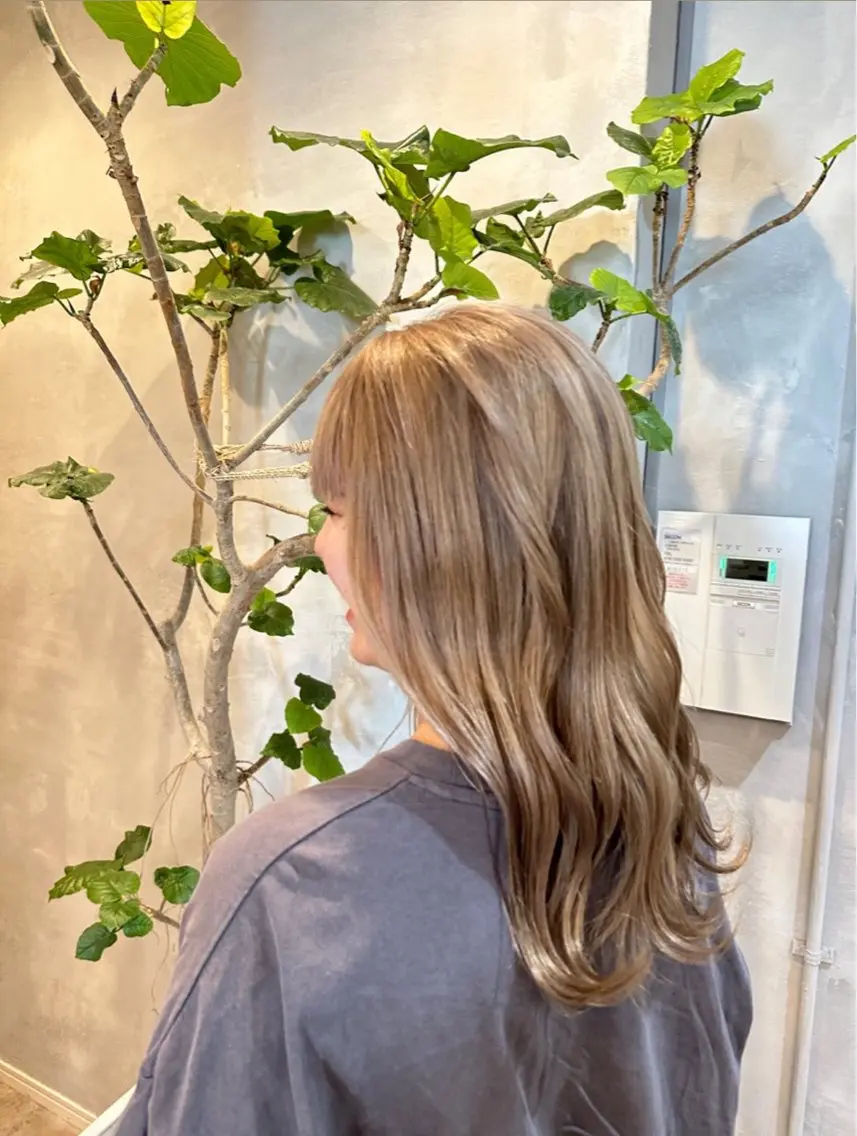 カラー トリートメント 木村 心海☆明石のヘアスタイル