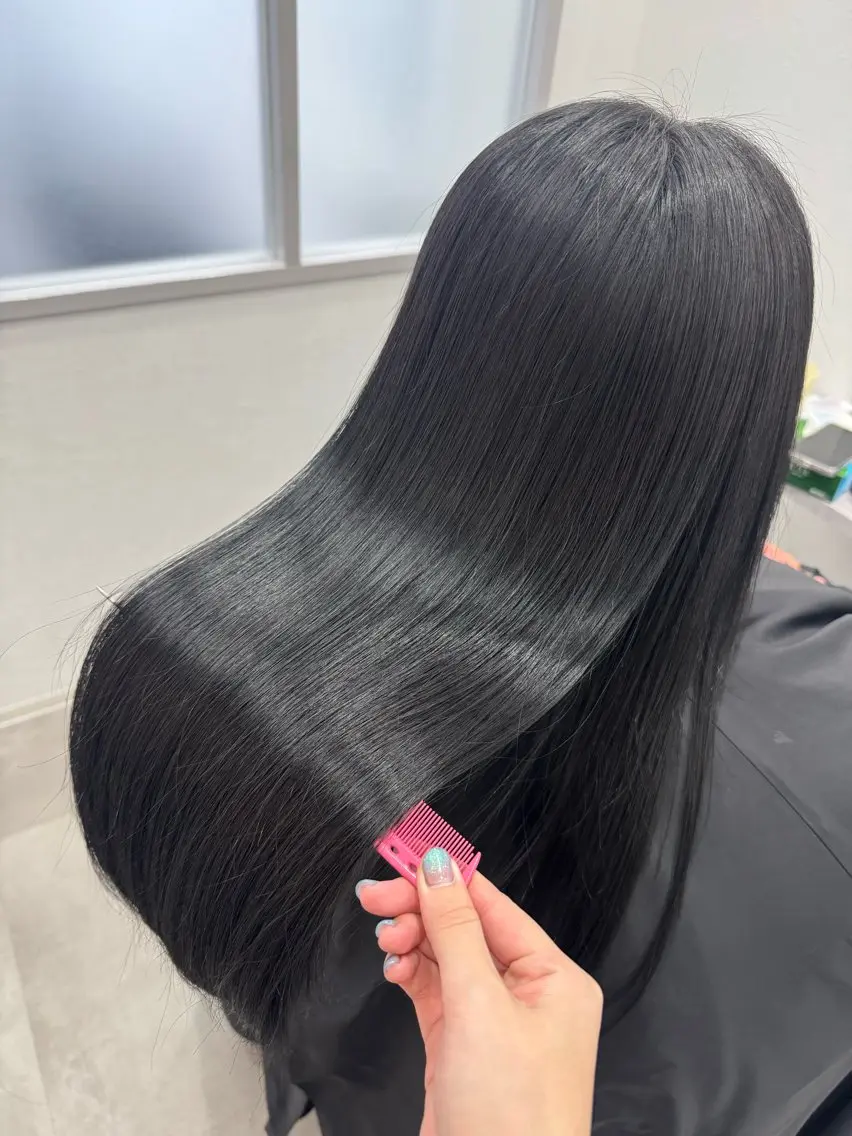 ロング カット ヘアカラー トリートメント 仙台で1番盛れるヘア 🎀　真依のヘアスタイル