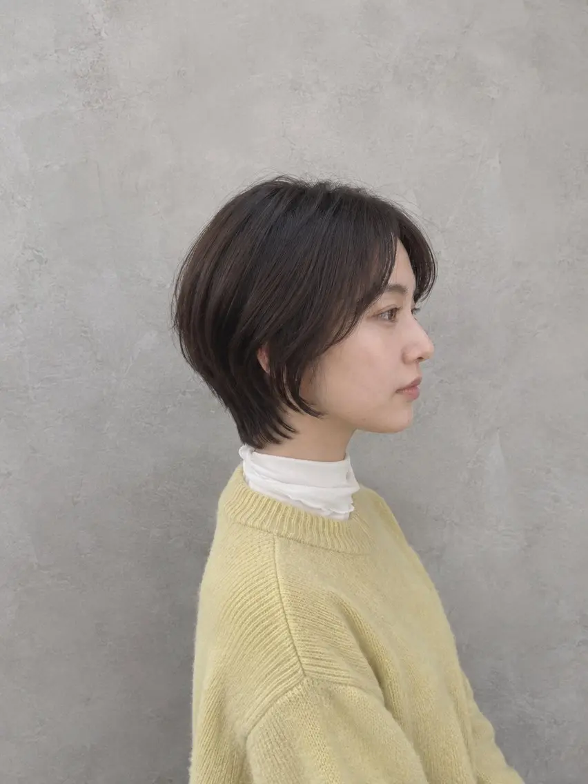 ショート カラー 丸みショート ショートヘア カット ヘアカラー トリートメント 【enil代表】 杉林和哉のヘアスタイル