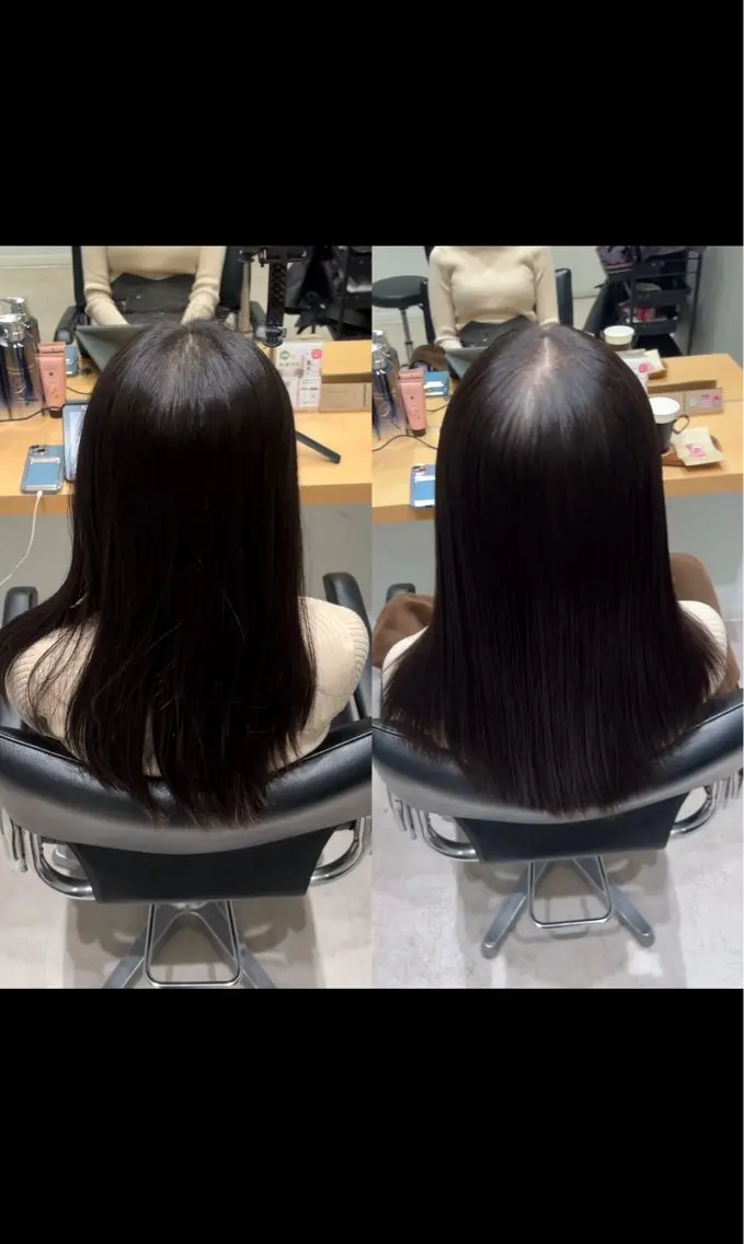 ロング 髪質改善 トリートメント トリートメント ヘッドスパ 髪質改善ヘアケア 艶髪特化/上田のヘアスタイル