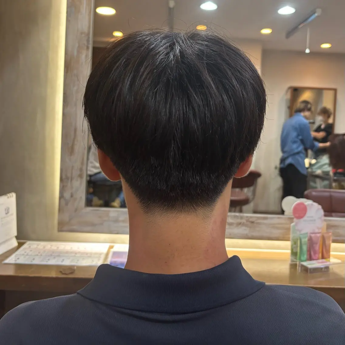 メンズ カット 韓国レイヤー/ダブル カラー/フウカ🤍のヘアスタイル