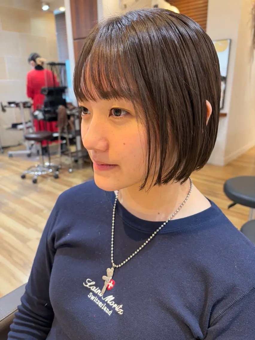 ショート 池田理紗/メンズ カット/ミニボブのヘアスタイル