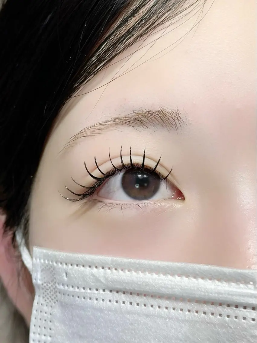 マツエク・マツパ フラットラッシュ マツエク 120%可愛い保証 💝fein心斎橋店のマツエク・マツパデザイン