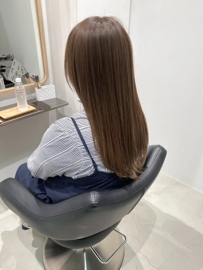 ロング アッシュ 川合 勇気のヘアスタイル