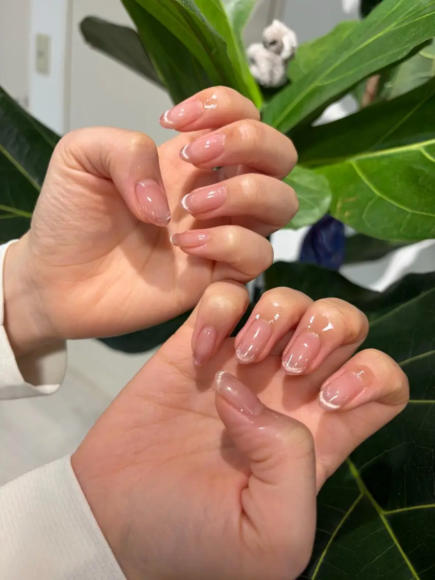 ネイル フレンチネイル マグネットネイル マグネットフレンチ pholeisi Art nailのネイルデザイン