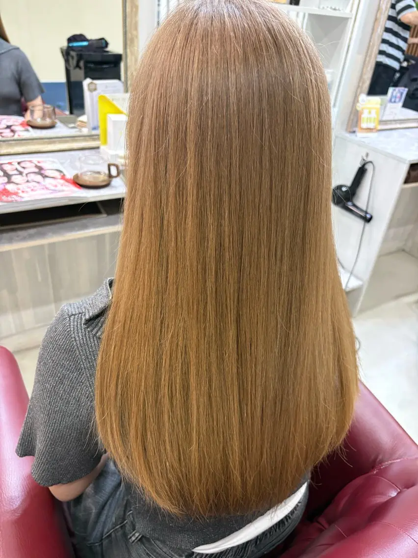 カラー ベージュカラー ヘアカラー トリートメント CROSS⭐️ さいとうのヘアスタイル
