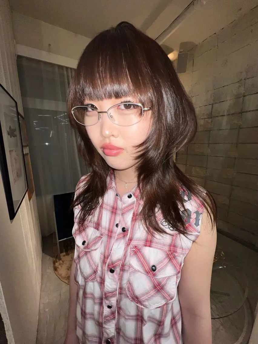 セミロング カラー 圧倒的デザイン力 店長🎨RENAのヘアスタイル