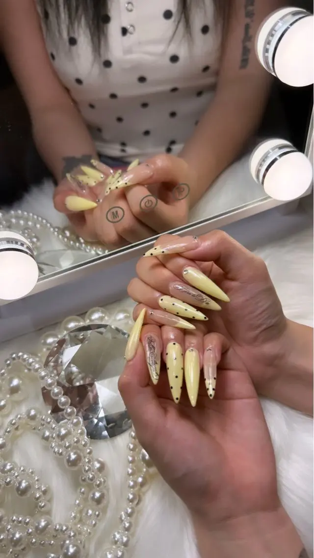 ロング 大東市 aneranailのネイルデザイン