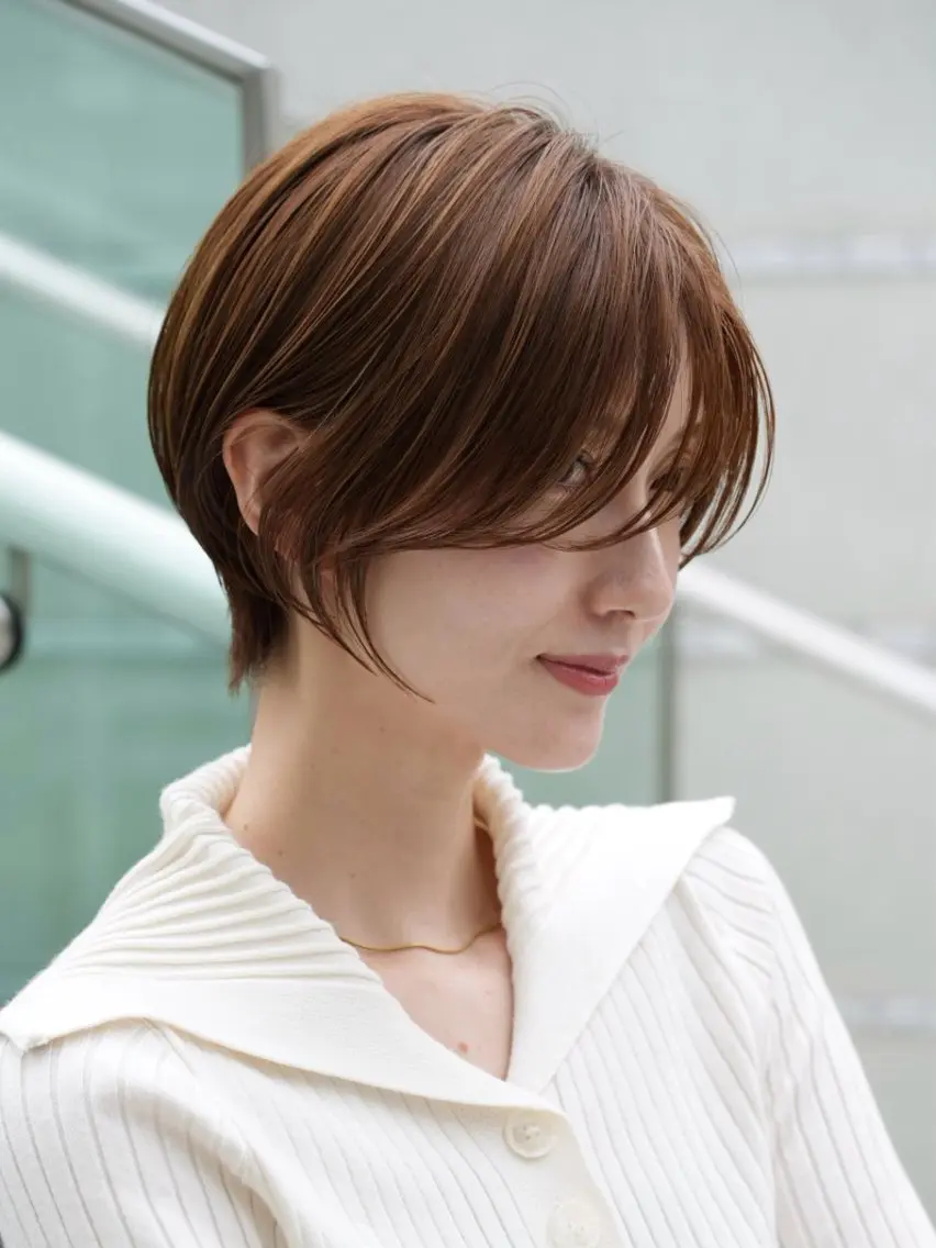 30代以上カット➕美髪カラー➕白髪ぼかしハイライト➕髪質改善トリートメント【撮影協力価格】※デザインは自由に選択可能の写真