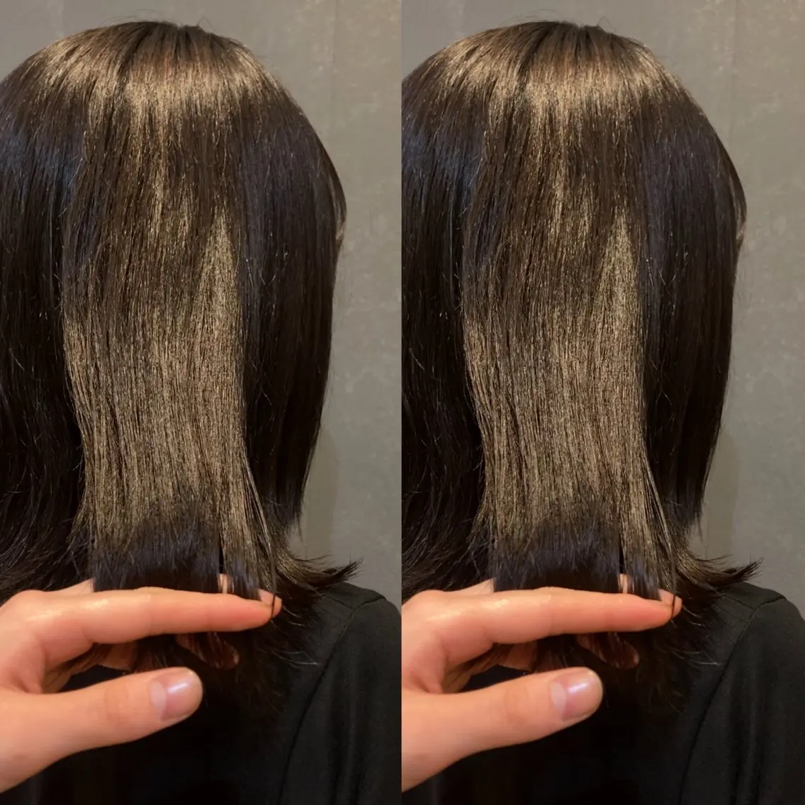ミディアム カラー ブラウンカラー ナチュラルブラウン み うのヘアスタイル