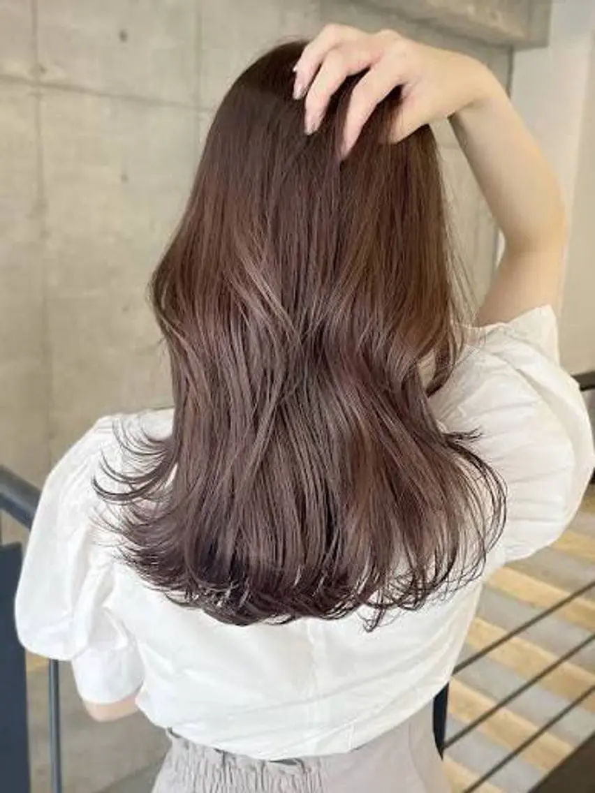 ミディアム カラー 🌈韓国風/仙台 ミライ🇰🇷のヘアスタイル