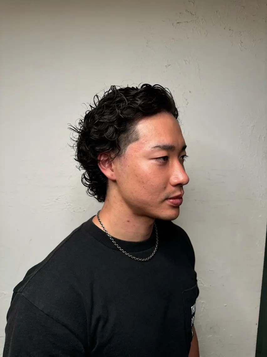 ショート パーマ メンズ メンズパーマ カット パーマ トリートメント 💈メンズ特化💈 TASUKUのヘアスタイル