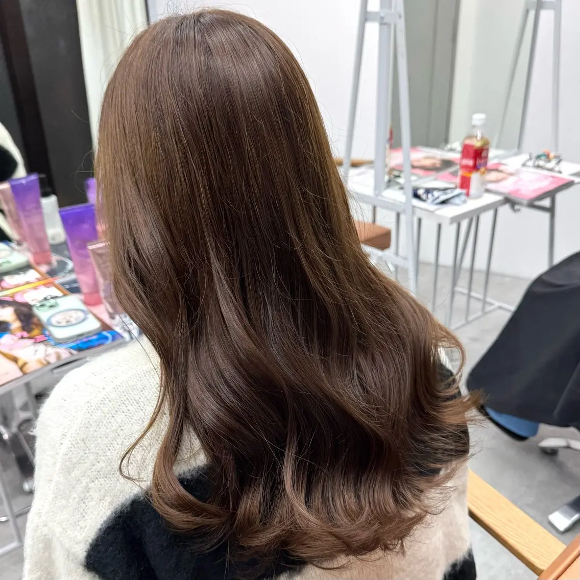 ロング カラー ヘアアレンジ ヘアカラー ブリーチなしカラー /新百合ヶ丘/安形翔のヘアスタイル