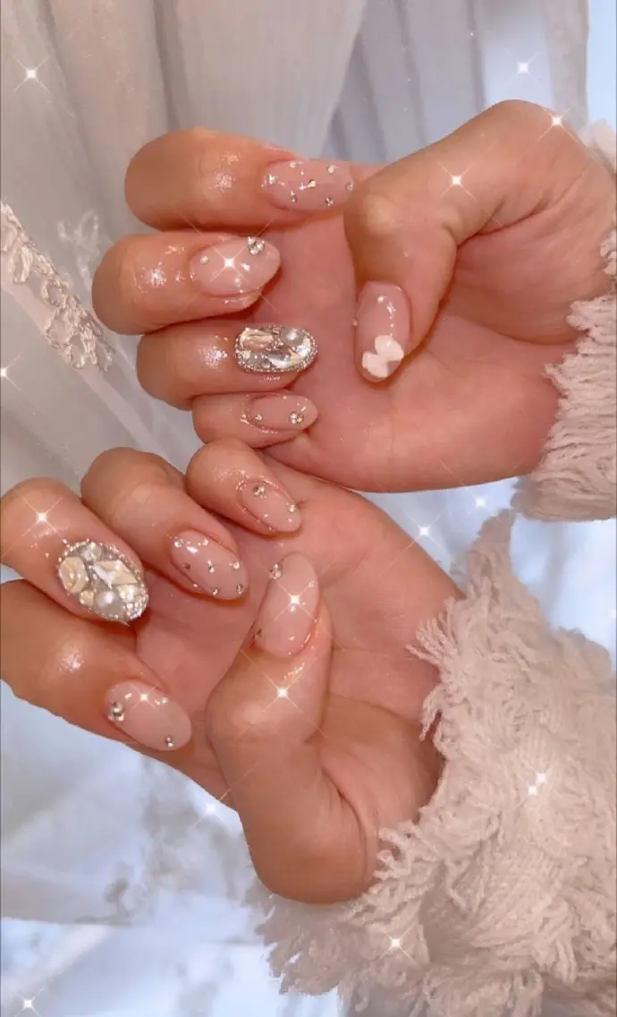 ネイル アートネイル 冬ネイル クリスマス ハンドネイル I LOVE ME NAIL.。.:*♡のネイルデザイン