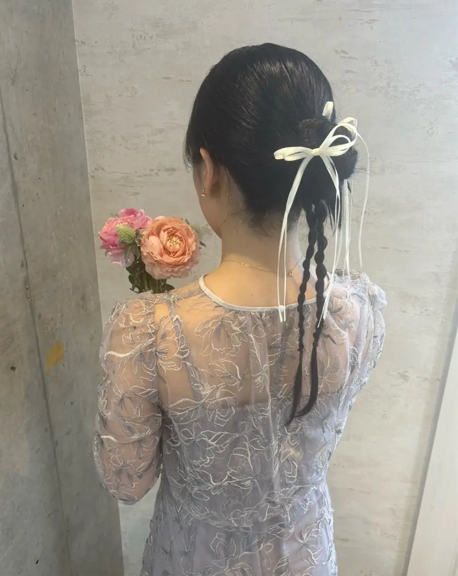 ロング ヘアアレンジ ヘアセット 美髪× ヘアセット✨Araiのヘアスタイル