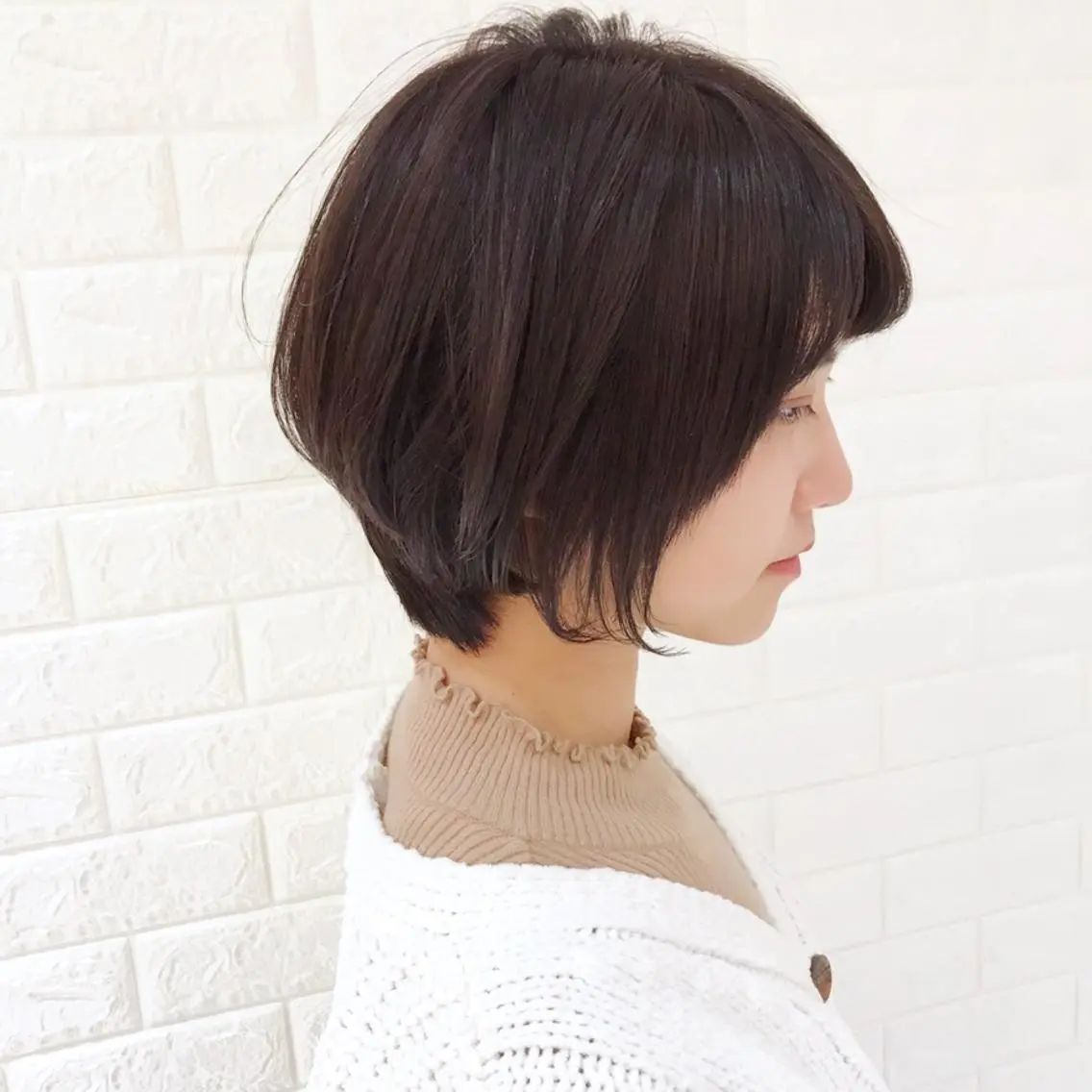 ショート カラー 大人女性ショート専門 tomodaのヘアスタイル