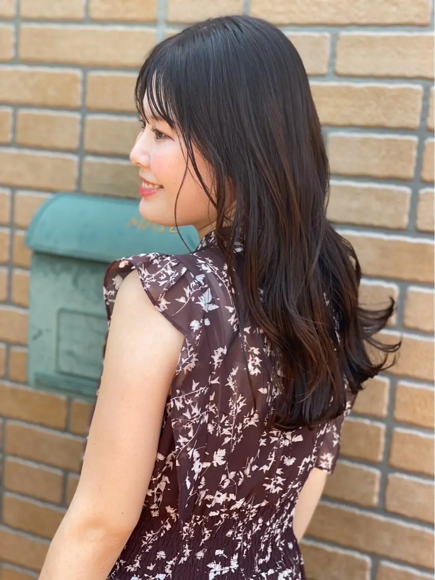 ロング カット ヘアカラー トリートメント 春日部　間庭 寛貴のヘアスタイル