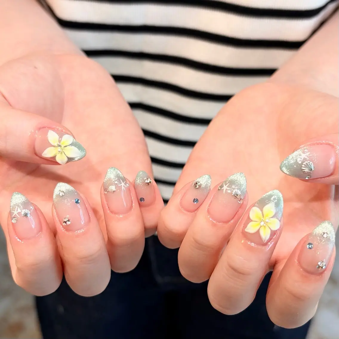 ネイル ハンドネイル ミチ💖下北沢 icebbleuのネイルデザイン