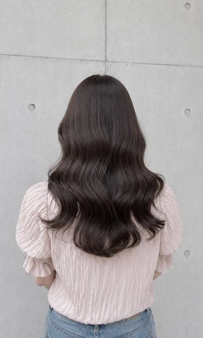 ロング カラー パーマ ヘアアレンジ メンズ 赤み消し艶カラー/美 髪☘️Reika☘️のヘアスタイル