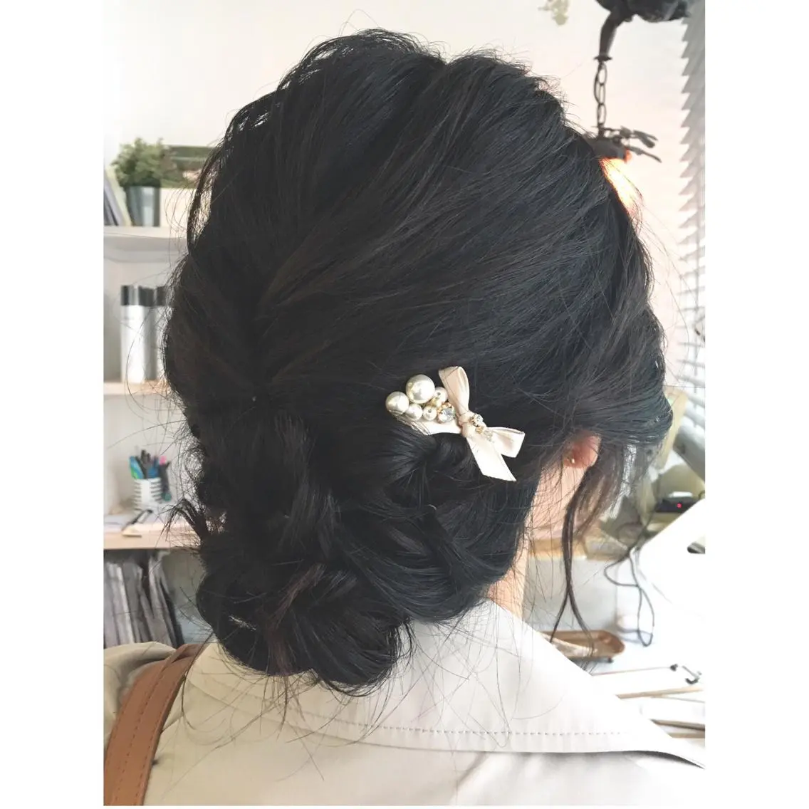 ヘアアレンジ 結婚式・ブライダル fio マナミのヘアスタイル