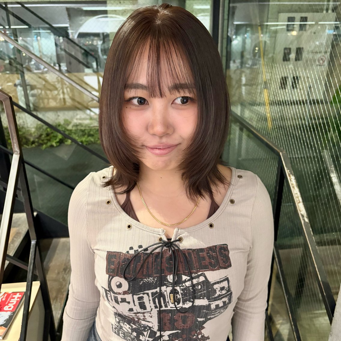 似合わせカット&ブリーチなし🩰柔らかベージュ🤎トリートメントつきの写真