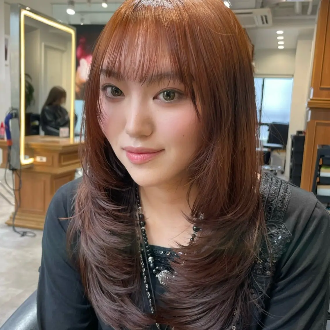 ロング カラー カット ヘアカラー トリートメント ブリーチ/レイヤー 艶カラー💫チャンのヘアスタイル