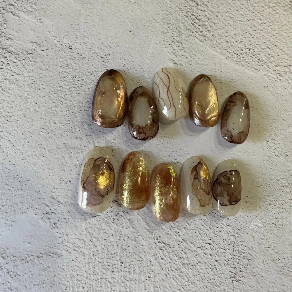 ネイル ジェルネイル パラジェル Léa nailのネイルデザイン