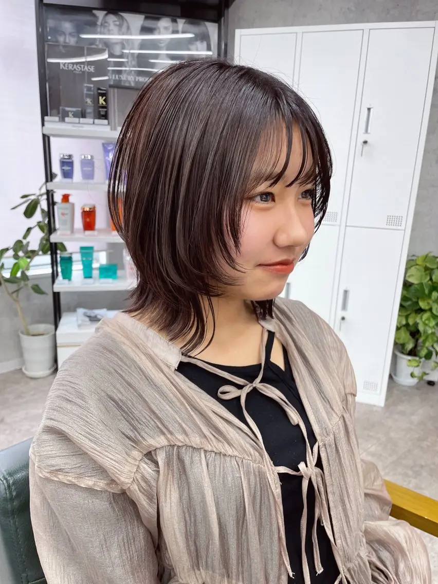 ミディアム ボブレイヤー ボブ レイヤーカット limit陽平 ショート/ボブのヘアスタイル
