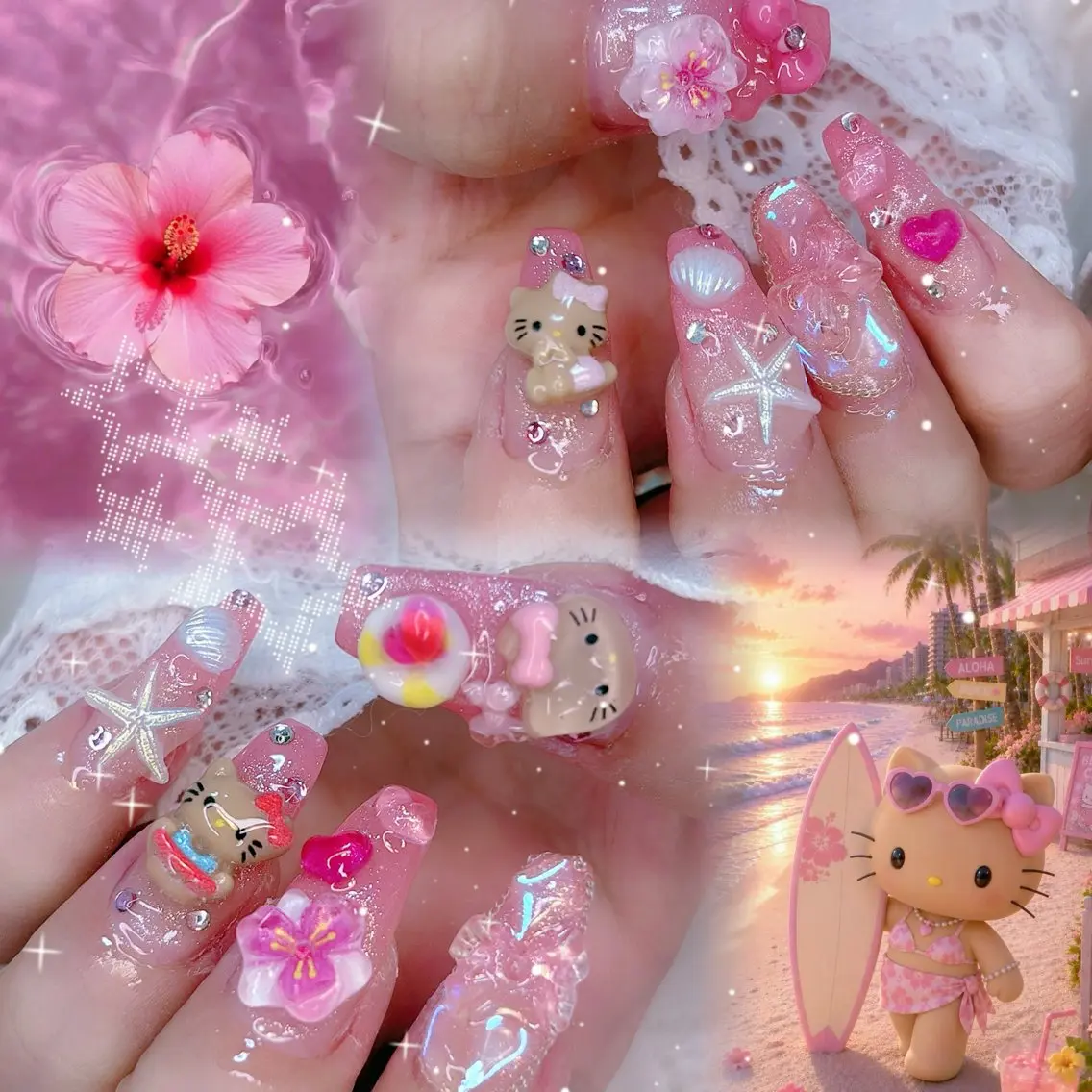 ネイル クリアネイル ロングネイル スカルプネイル ハンドネイル ハンドケア mini nailのネイルデザイン
