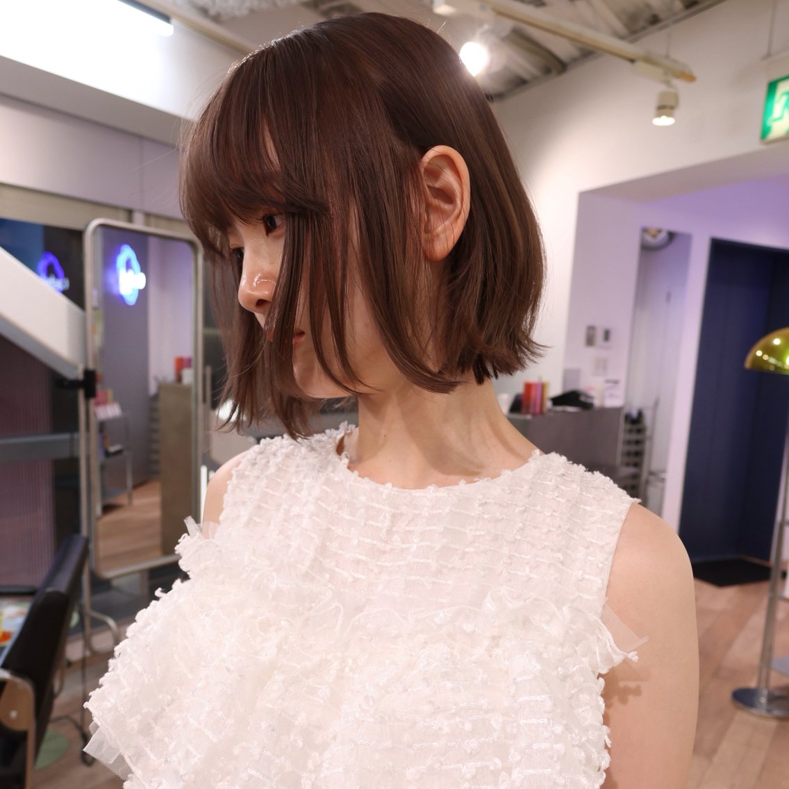 ショート カラー ベージュカラー ブリーチ ブリーチなしカラー ヘアカラー ゆうと cashel渋谷のヘアスタイル