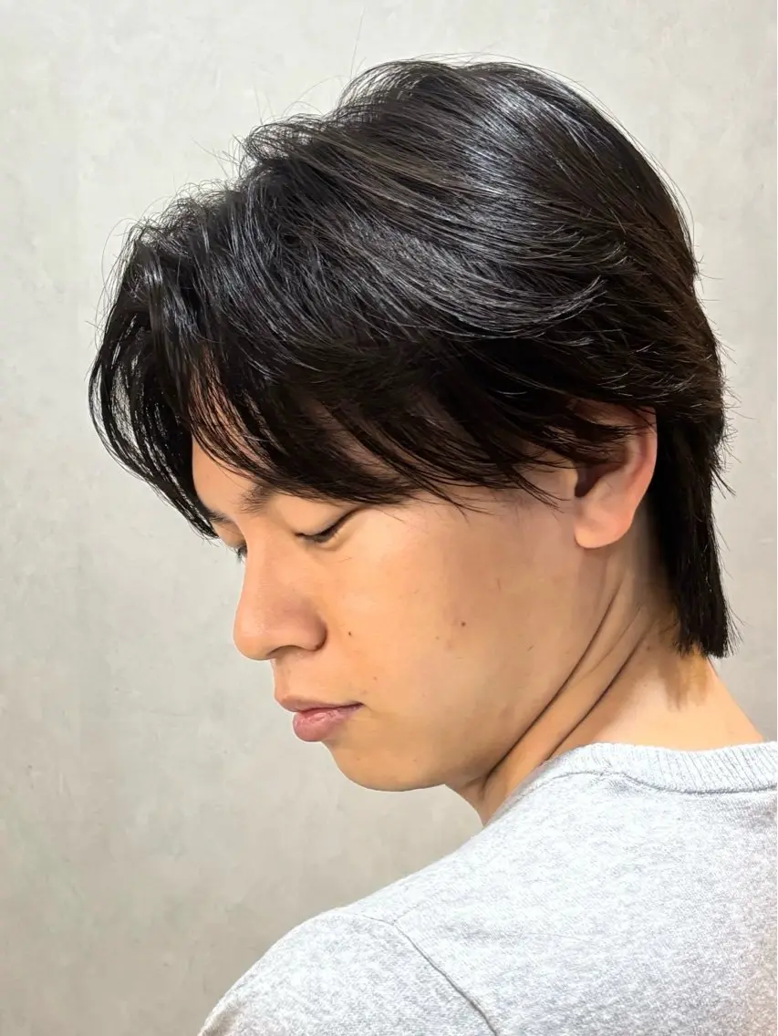 メンズカット+カラーの写真