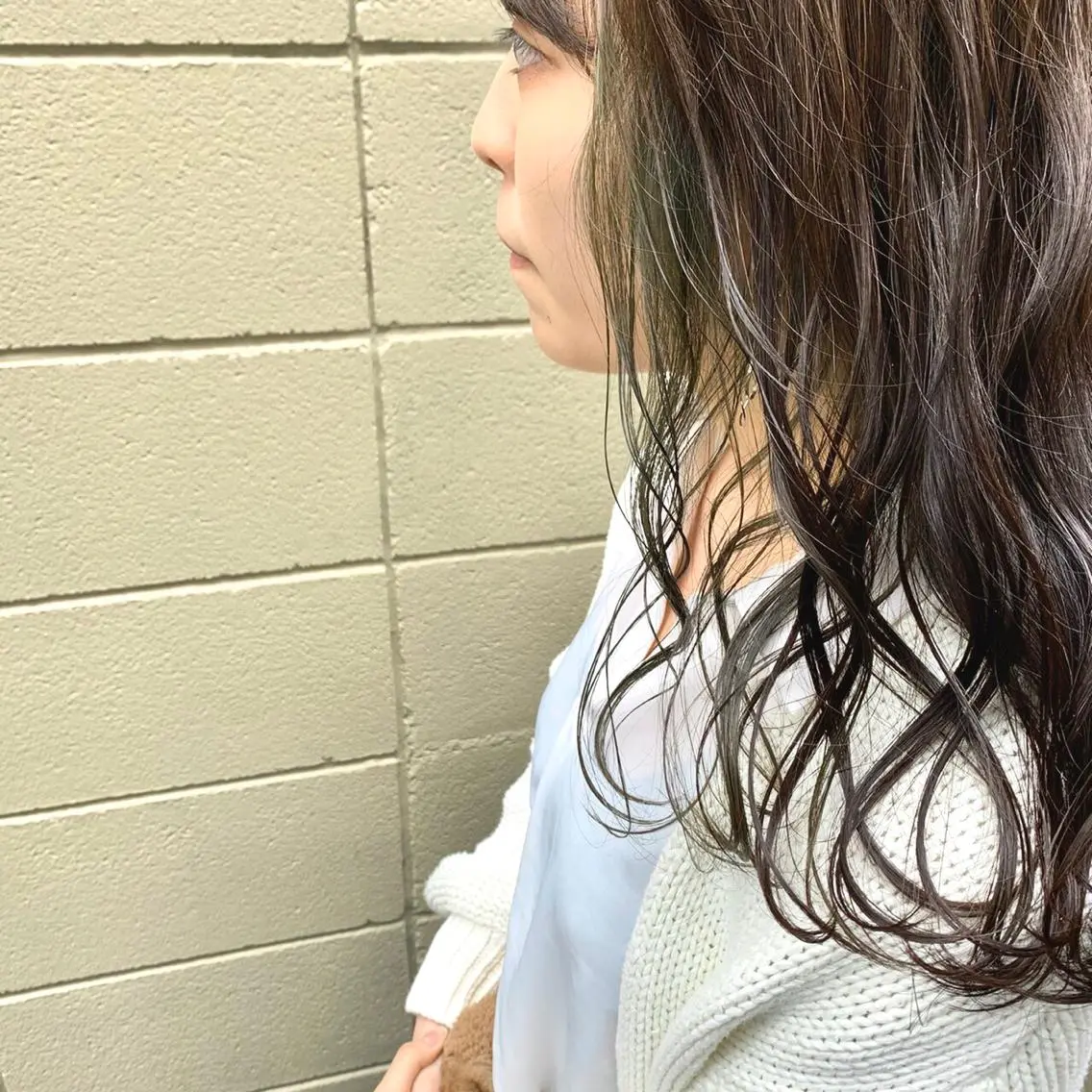 ロング カラー カット ヘアカラー トリートメント しのはら まどかのヘアスタイル