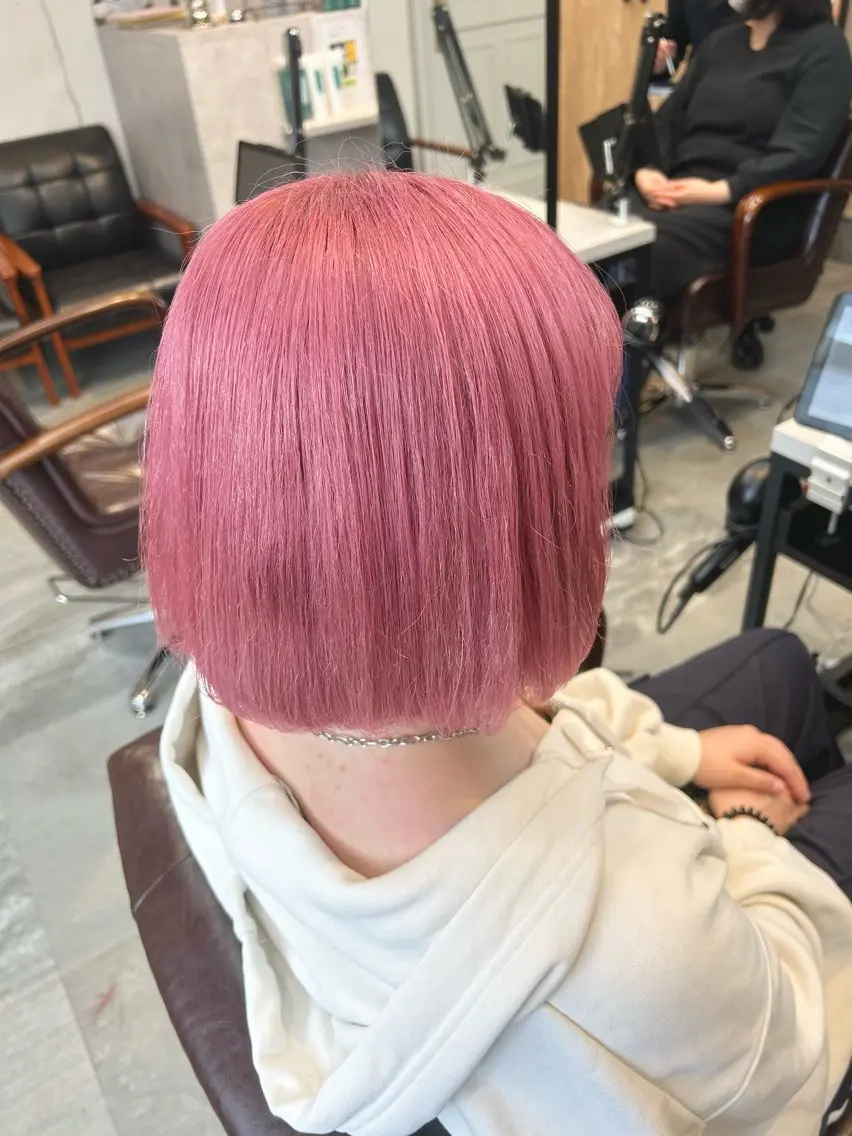 カラー カット ヘアカラー トリートメント 愛されハイトーン 🍓YURINAのヘアスタイル