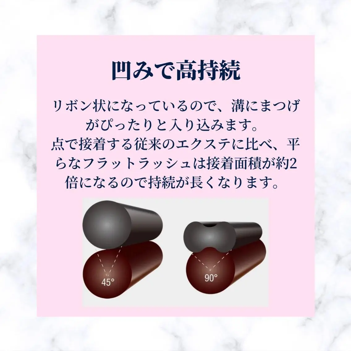 マツエク・マツパ フラットラッシュ eight ルナのマツエク・マツパデザイン