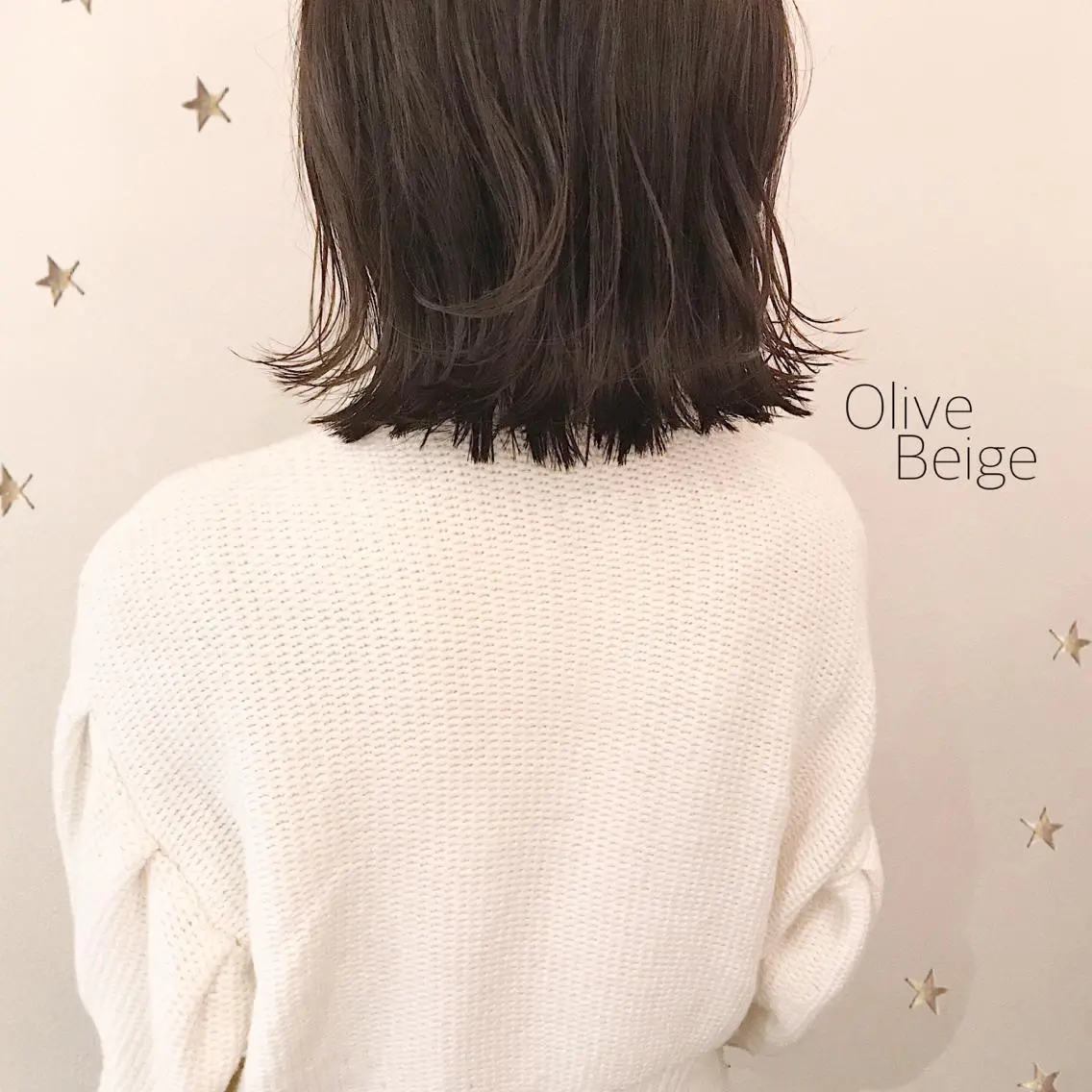 ミディアム カラー 市川 千夏のヘアスタイル