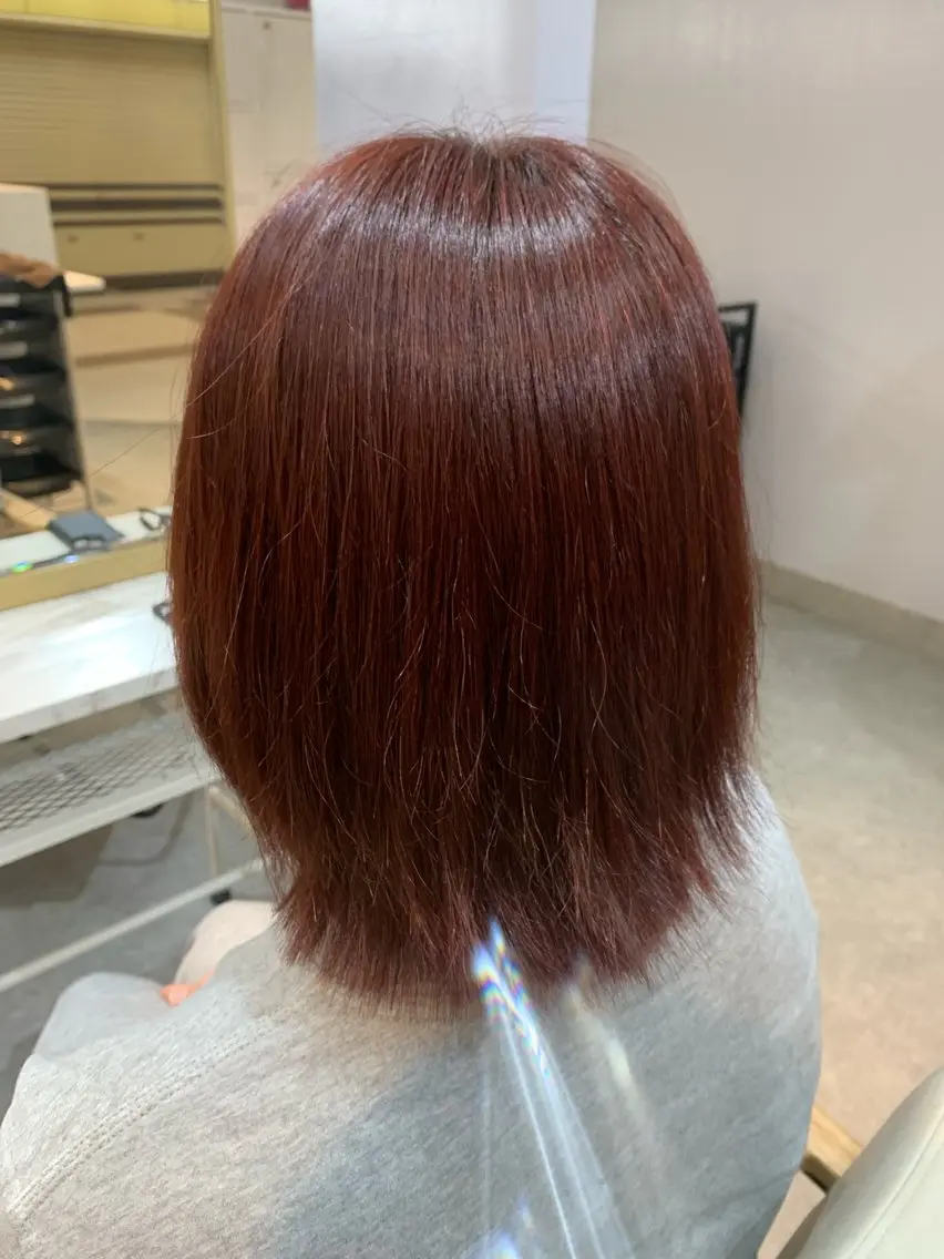 ブリーチ無しのダブルカラー+トリートメントの写真