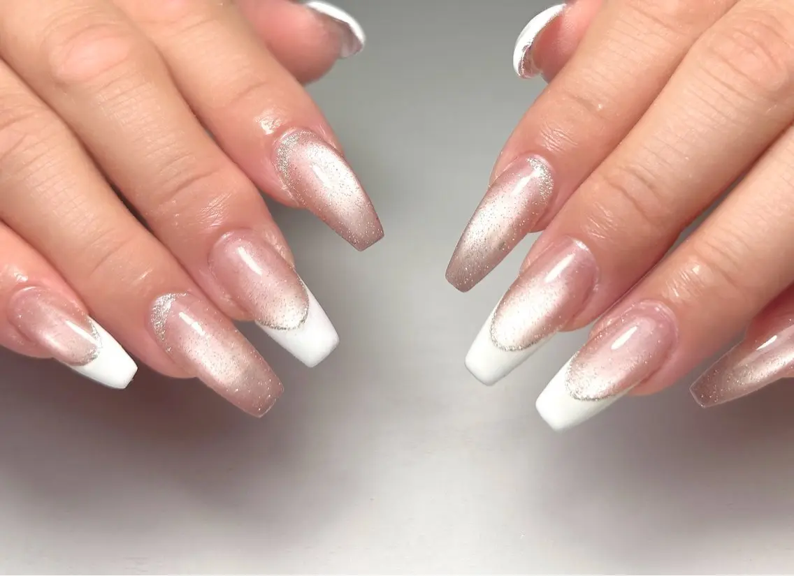 ネイル フレンチネイル スクエアネイル LuluNail __kotoneのネイルデザイン