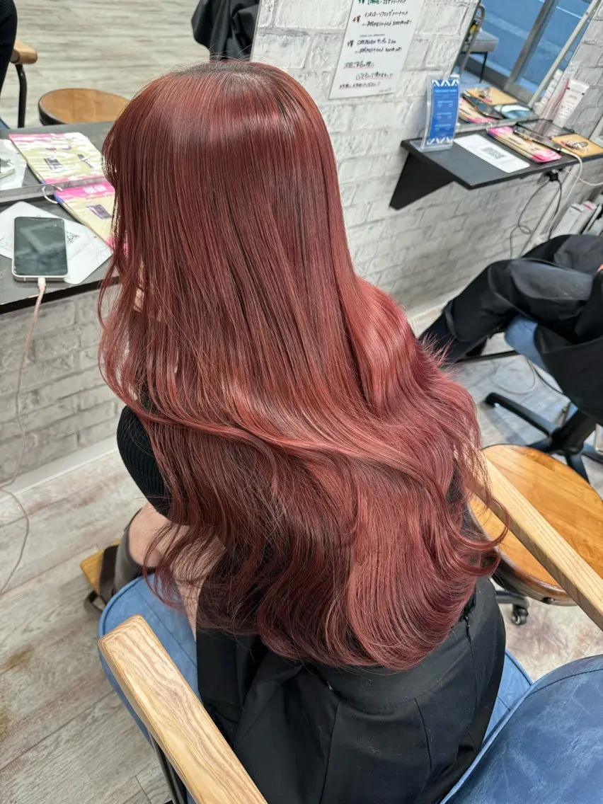ロング カラー 🐚🧸 MAKI 🧸🐚のヘアスタイル