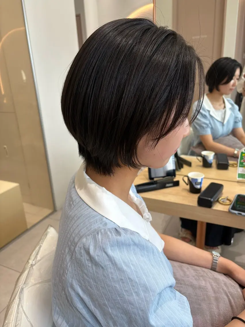 ショート カラー カット ヘアカラー トリートメント ✨️Zina京都 河原町✨️mayaのヘアスタイル