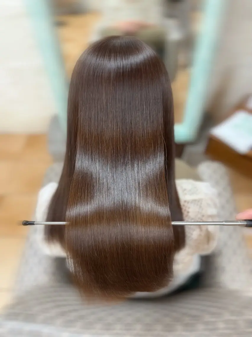 セミロング 髪質改善 トリートメント dolphin ownerのヘアスタイル